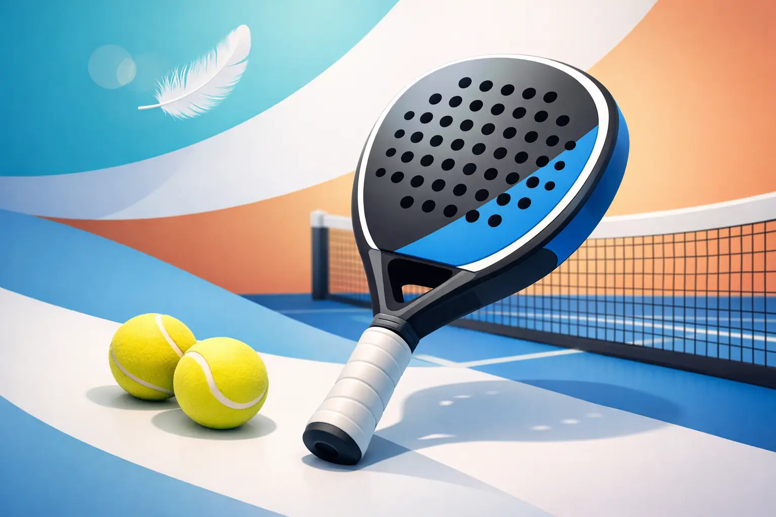 Lightweight Padel Racket for Comfort