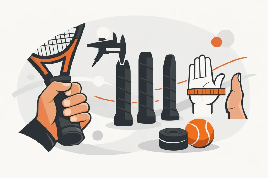 How to Choose Racket Grip Size Properly