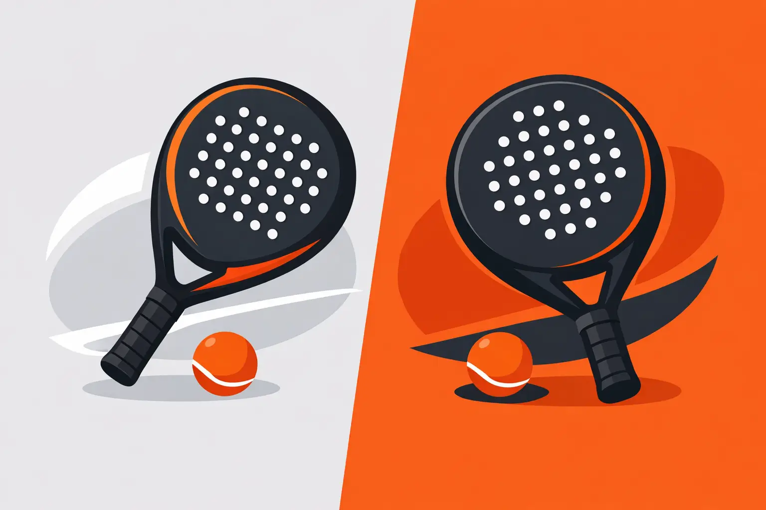 Teardrop vs Round Padel Racket