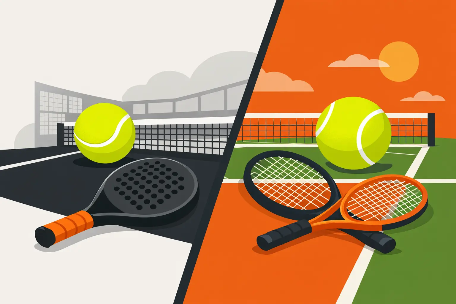 Padel Balls Versus Tennis Balls Compared